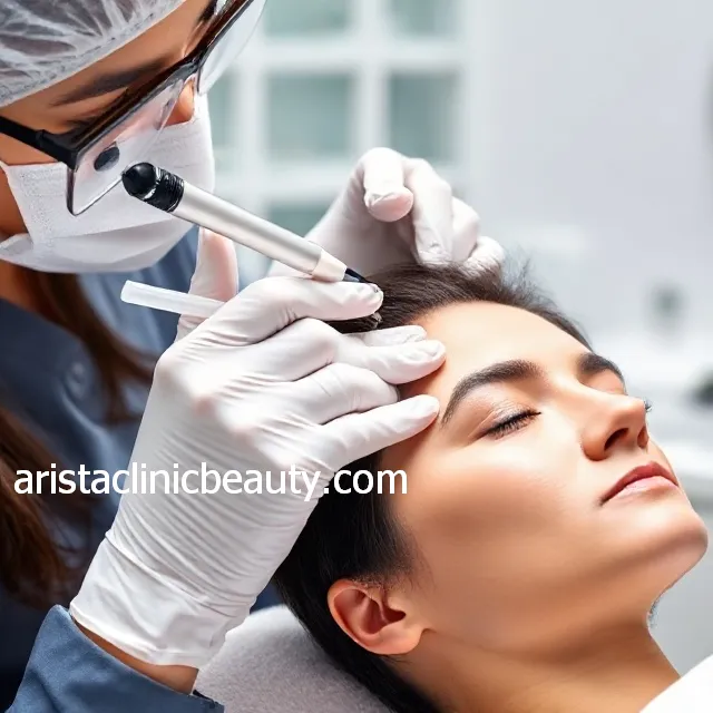 کلینیک آریستا خدمات مزوتراپی مو برای درمان ریزش در تهران اکباتان